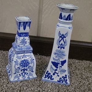 Chinoiserie Candle Holders....